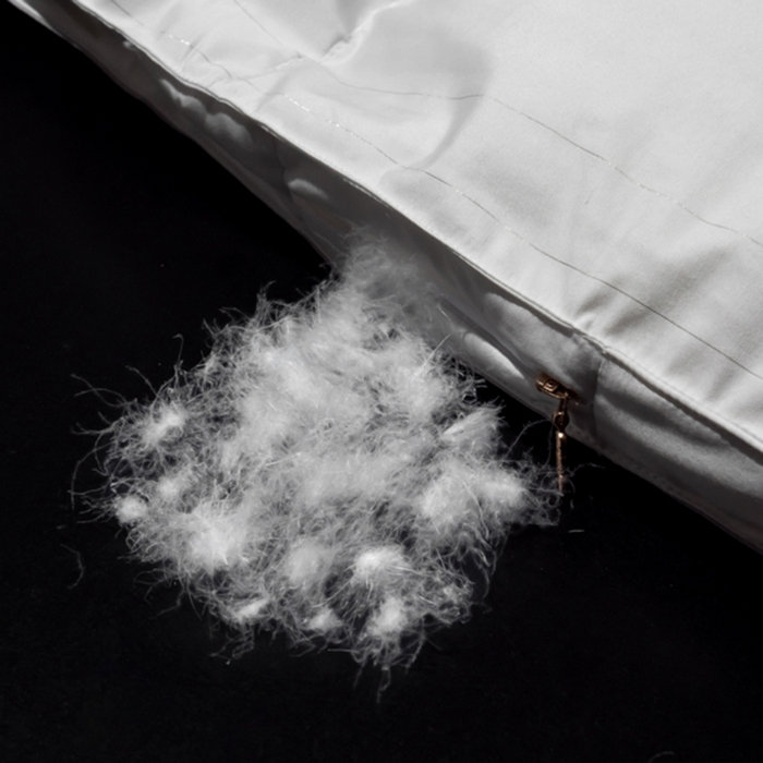 91家纺网 家纺一手货源 找家纺 静若居羽绒被壳 2025新款羽绒空调被羽绒春秋被羽绒冬被包检测 白色拼灰色