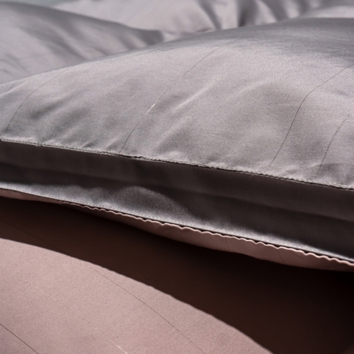 91家纺网 家纺一手货源 找家纺 静若居羽绒被壳 2025新款羽绒空调被羽绒春秋被羽绒冬被包检测 豆沙拼灰色