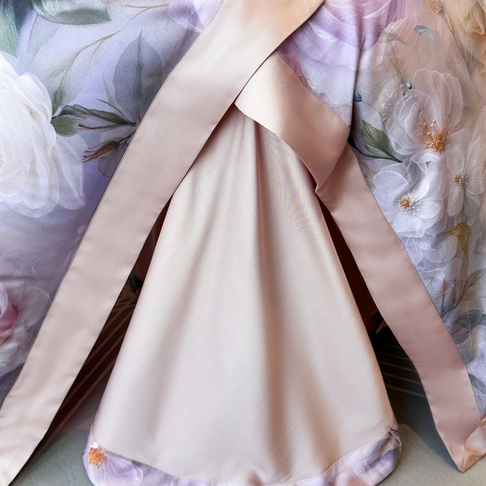 91家纺网 家纺一手货源 找家纺 （总）若未2025 新款5D唯美浪漫数码银灰50SX50S奥地利兰精天丝棉套件绮梦 绮梦控价券后不低于368