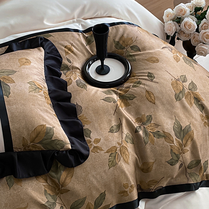 91家纺网 家纺一手货源 找家纺 （总）富宁家纺 2025新款轻奢冰丝数码印花夏被四件套