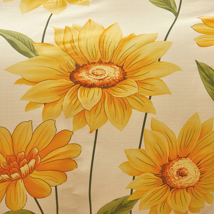 91家纺网 家纺一手货源 找家纺 雲归梦 2025年新款全棉纯棉活性印花四件套 璀璨花开-桔