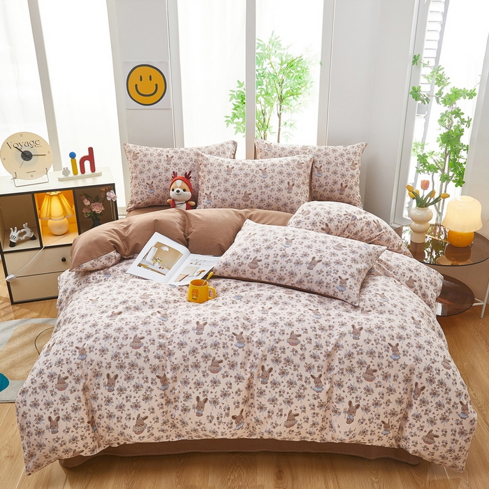 雲归梦 2025年新款全棉纯棉活性印花四件套 兜兜花园