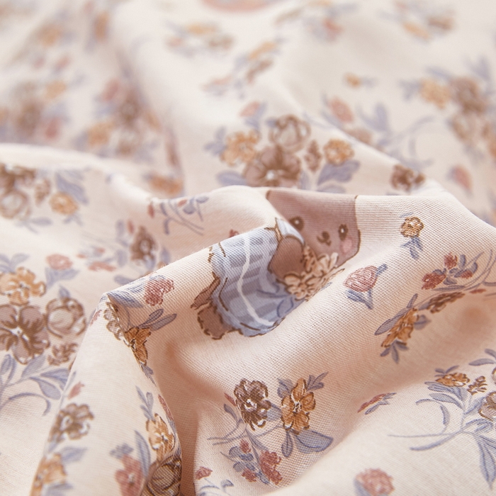 91家纺网 家纺一手货源 找家纺 雲归梦 2025年新款全棉纯棉活性印花四件套 兜兜花园