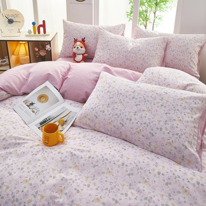 91家纺网 家纺一手货源 找家纺 雲归梦 2025年新款全棉纯棉活性印花四件套 妮彩