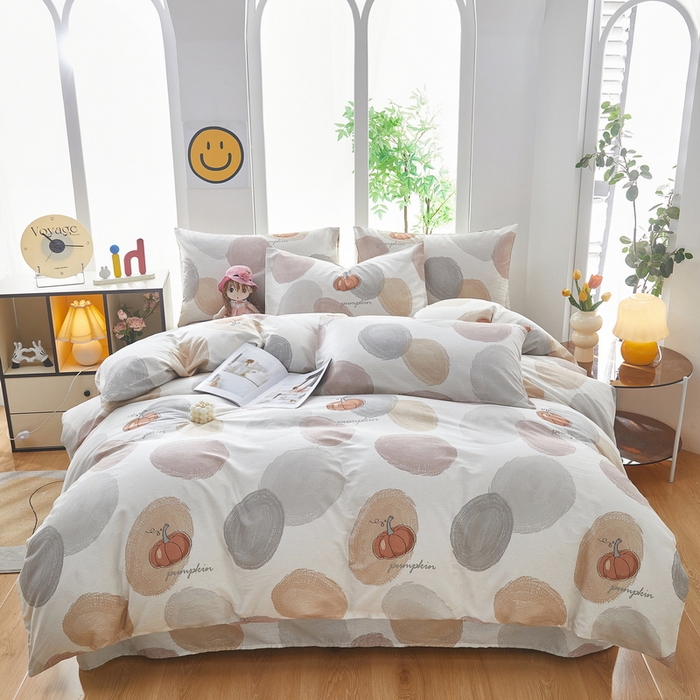 91家纺网 家纺一手货源 找家纺 雲归梦 2025年新款全棉纯棉活性印花四件套 时刻相伴