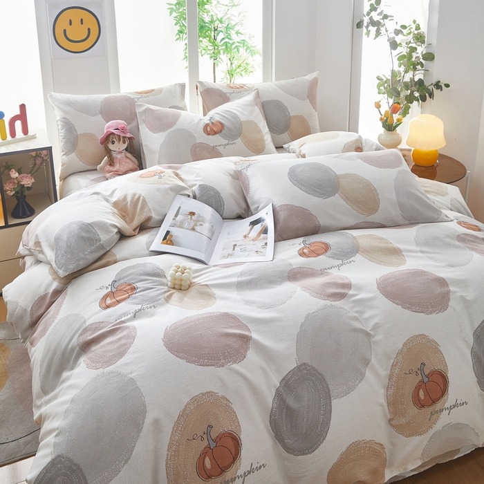 91家纺网 家纺一手货源 找家纺 雲归梦 2025年新款全棉纯棉活性印花四件套 时刻相伴