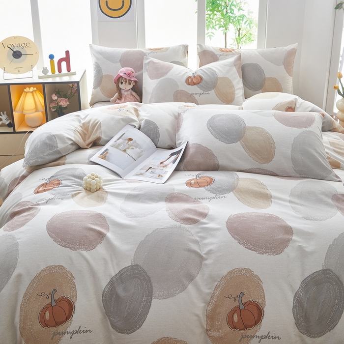 91家纺网 家纺一手货源 找家纺 雲归梦 2025年新款全棉纯棉活性印花四件套 时刻相伴