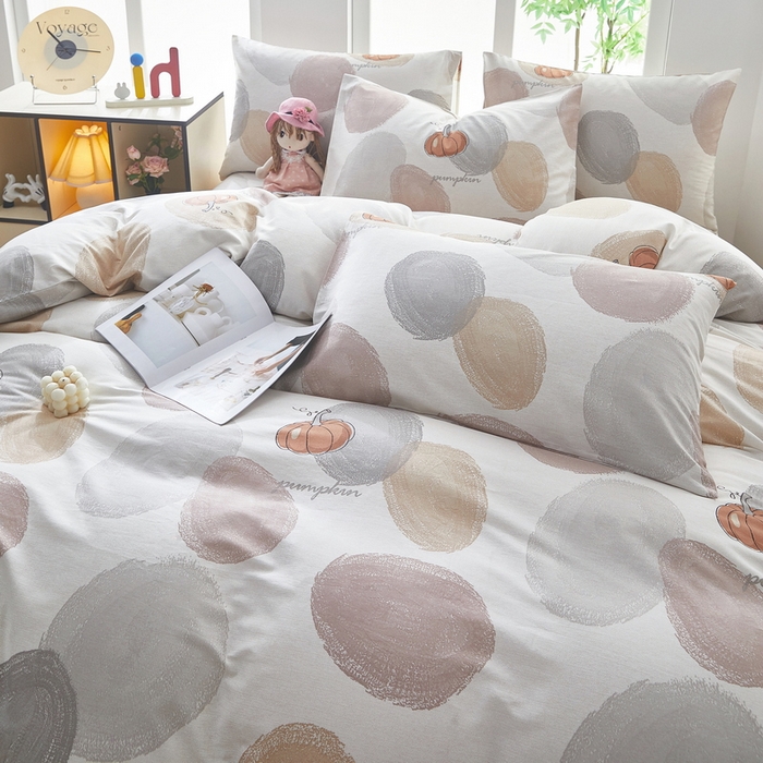 91家纺网 家纺一手货源 找家纺 雲归梦 2025年新款全棉纯棉活性印花四件套 时刻相伴