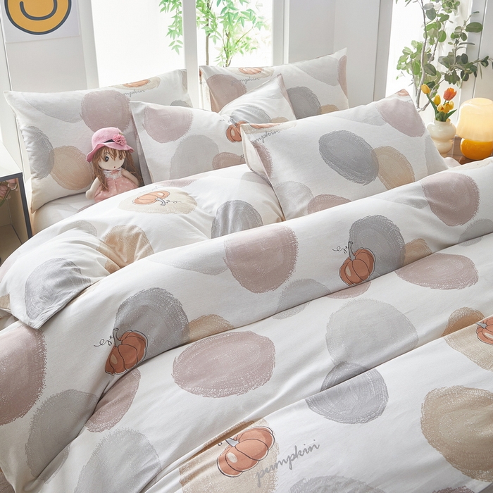 91家纺网 家纺一手货源 找家纺 雲归梦 2025年新款全棉纯棉活性印花四件套 时刻相伴