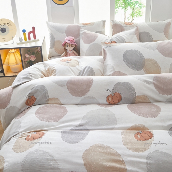 91家纺网 家纺一手货源 找家纺 雲归梦 2025年新款全棉纯棉活性印花四件套 时刻相伴