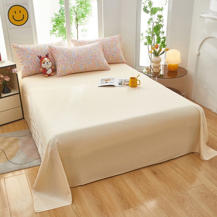 91家纺网 家纺一手货源 找家纺 雲归梦 2025年新款全棉纯棉活性印花四件套 阳光花朵