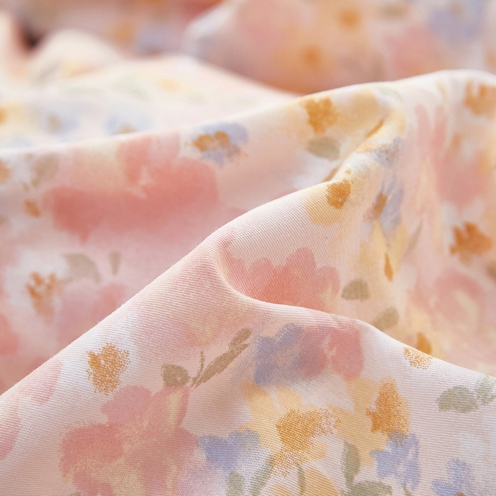 91家纺网 家纺一手货源 找家纺 雲归梦 2025年新款全棉纯棉活性印花四件套 阳光花朵