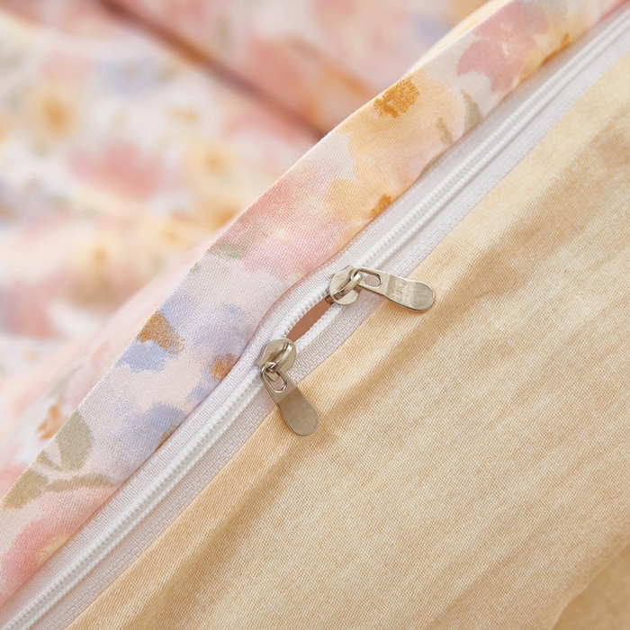 91家纺网 家纺一手货源 找家纺 雲归梦 2025年新款全棉纯棉活性印花四件套 阳光花朵