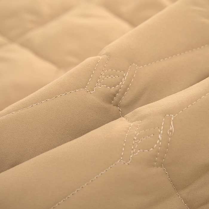 91家纺网 家纺一手货源 找家纺 安逸恋 2025新款A类水洗棉大豆抗菌学生床垫保护垫 咖色