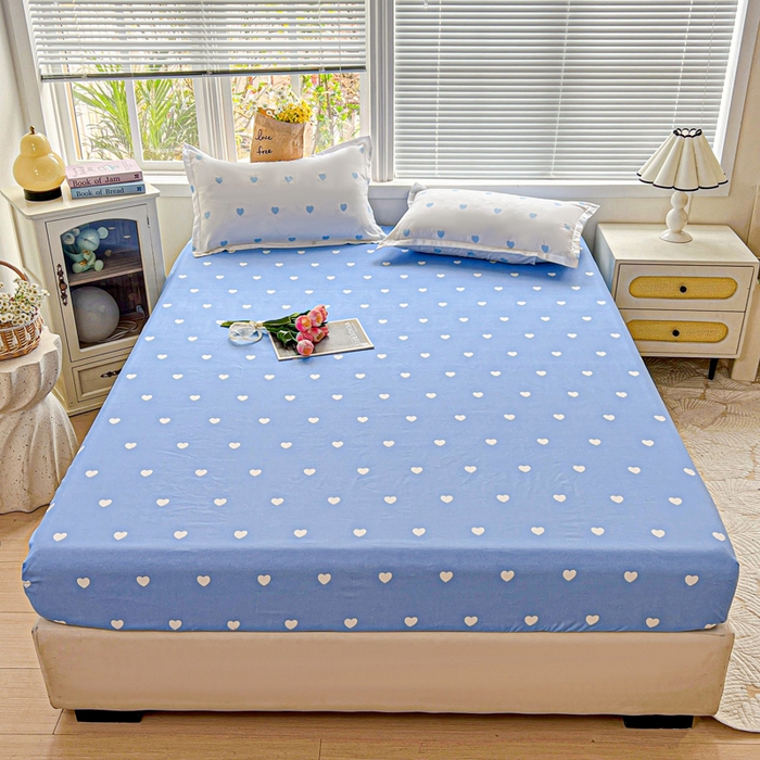 91家纺网 家纺一手货源 找家纺 （总）朵朵家纺 2025新款亲肤棉芦荟棉床笠单床笠，磨毛床笠，印花床笠（可定制尺寸 ）