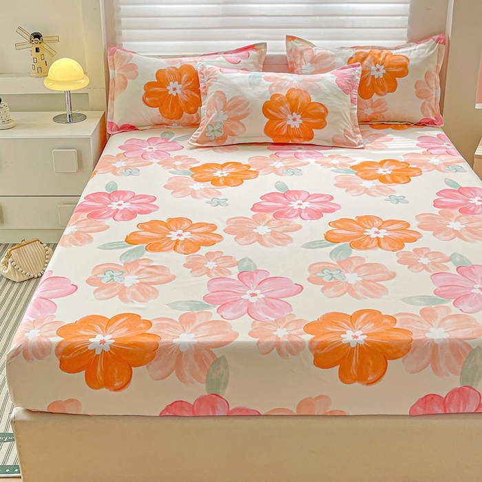 91家纺网 家纺一手货源 找家纺 （总）朵朵家纺 2025新款亲肤棉芦荟棉床笠单床笠，磨毛床笠，印花床笠（可定制尺寸 ）