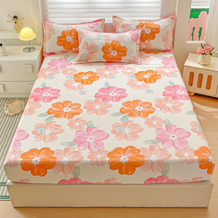 （总）朵朵家纺 2025新款亲肤棉芦荟棉床笠单床笠，磨毛床笠，印花床笠（可定制尺寸 ）