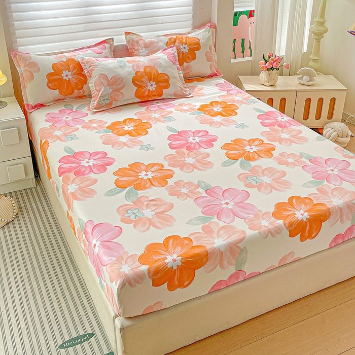 91家纺网 家纺一手货源 找家纺 （总）朵朵家纺 2025新款亲肤棉芦荟棉床笠单床笠，磨毛床笠，印花床笠（可定制尺寸 ）