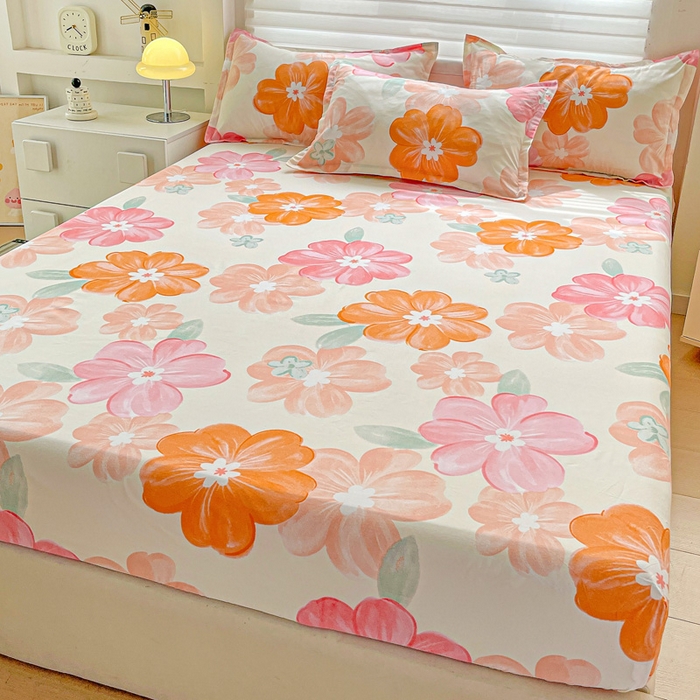 91家纺网 家纺一手货源 找家纺 （总）朵朵家纺 2025新款亲肤棉芦荟棉床笠单床笠，磨毛床笠，印花床笠（可定制尺寸 ）