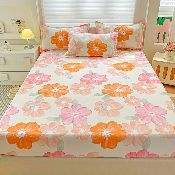 91家纺网 家纺一手货源 找家纺 （总）朵朵家纺 2025新款亲肤棉芦荟棉床笠单床笠，磨毛床笠，印花床笠（可定制尺寸 ）