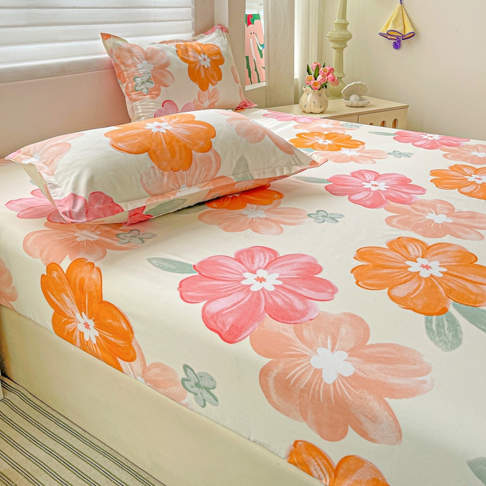 91家纺网 家纺一手货源 找家纺 （总）朵朵家纺 2025新款亲肤棉芦荟棉床笠单床笠，磨毛床笠，印花床笠（可定制尺寸 ）