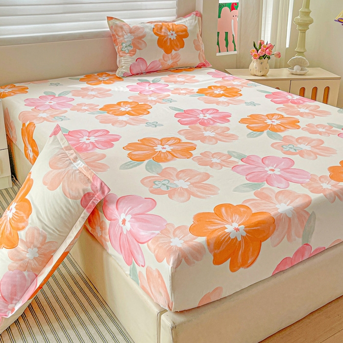 91家纺网 家纺一手货源 找家纺 （总）朵朵家纺 2025新款亲肤棉芦荟棉床笠单床笠，磨毛床笠，印花床笠（可定制尺寸 ）