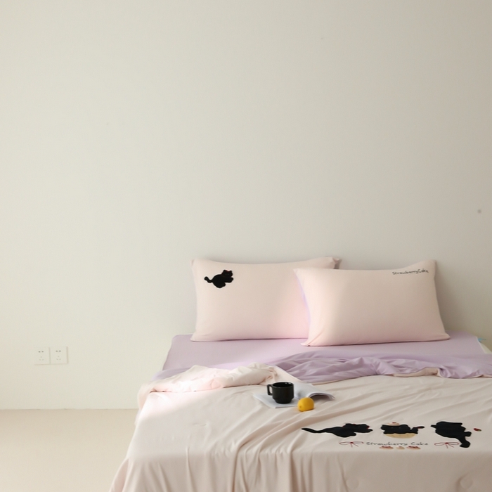 91家纺网 家纺一手货源 找家纺 时亿家居 2025凉感夏被Pro系列凉感被空调被 甜品时刻