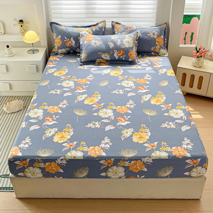 朵朵家纺 2025新款亲肤棉芦荟棉床笠单床笠，磨毛床笠，印花床笠（可定制尺寸 ）