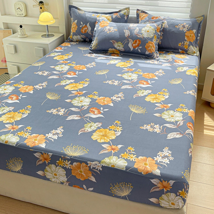 91家纺网 家纺一手货源 找家纺 朵朵家纺 2025新款亲肤棉芦荟棉床笠单床笠，磨毛床笠，印花床笠（可定制尺寸 ）