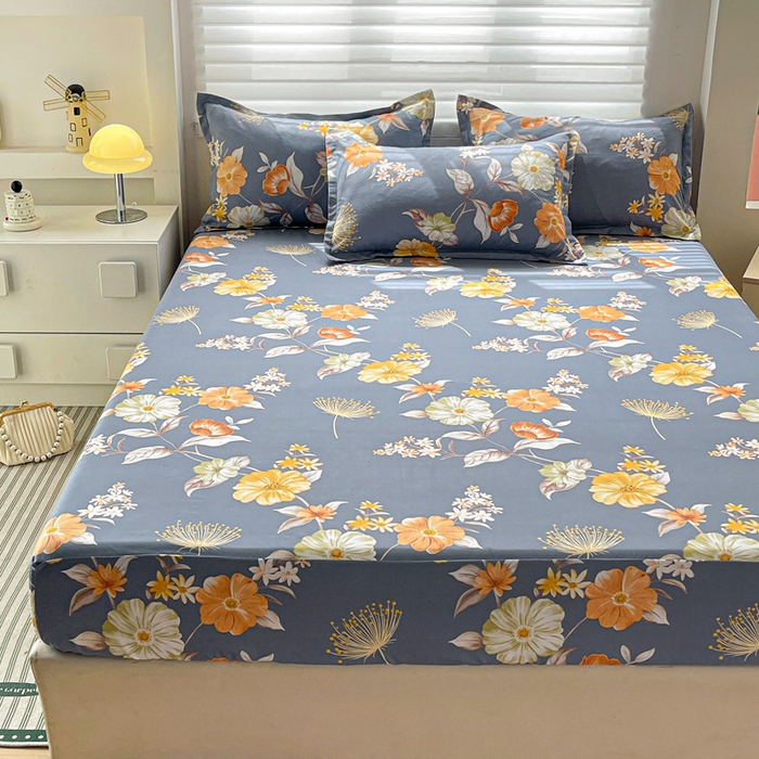 91家纺网 家纺一手货源 找家纺 朵朵家纺 2025新款亲肤棉芦荟棉床笠单床笠，磨毛床笠，印花床笠（可定制尺寸 ）