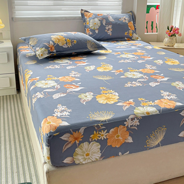 91家纺网 家纺一手货源 找家纺 朵朵家纺 2025新款亲肤棉芦荟棉床笠单床笠，磨毛床笠，印花床笠（可定制尺寸 ）