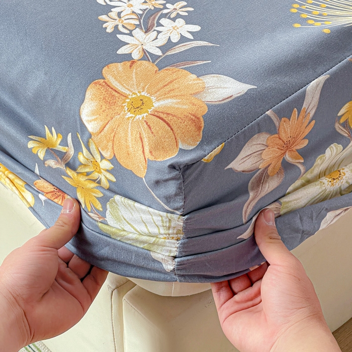 91家纺网 家纺一手货源 找家纺 朵朵家纺 2025新款亲肤棉芦荟棉床笠单床笠，磨毛床笠，印花床笠（可定制尺寸 ）