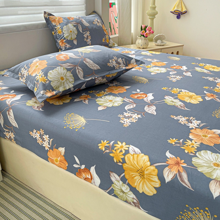 91家纺网 家纺一手货源 找家纺 朵朵家纺 2025新款亲肤棉芦荟棉床笠单床笠，磨毛床笠，印花床笠（可定制尺寸 ）