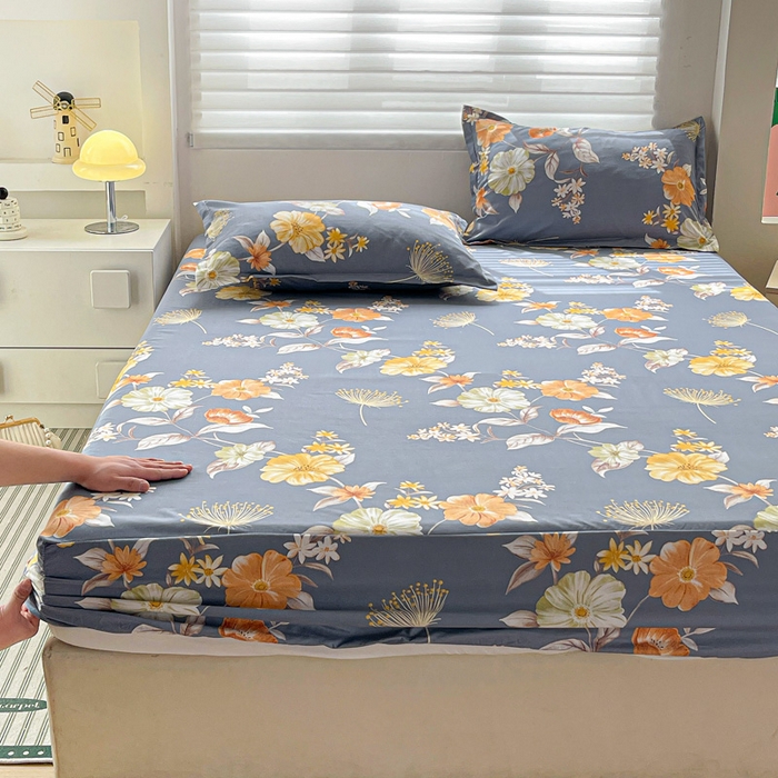 91家纺网 家纺一手货源 找家纺 朵朵家纺 2025新款亲肤棉芦荟棉床笠单床笠，磨毛床笠，印花床笠（可定制尺寸 ）