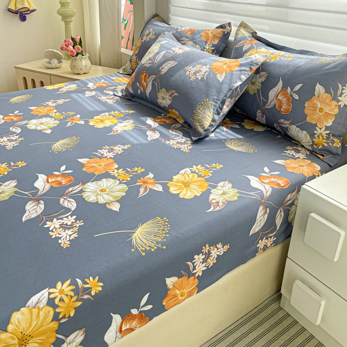 91家纺网 家纺一手货源 找家纺 朵朵家纺 2025新款亲肤棉芦荟棉床笠单床笠，磨毛床笠，印花床笠（可定制尺寸 ）