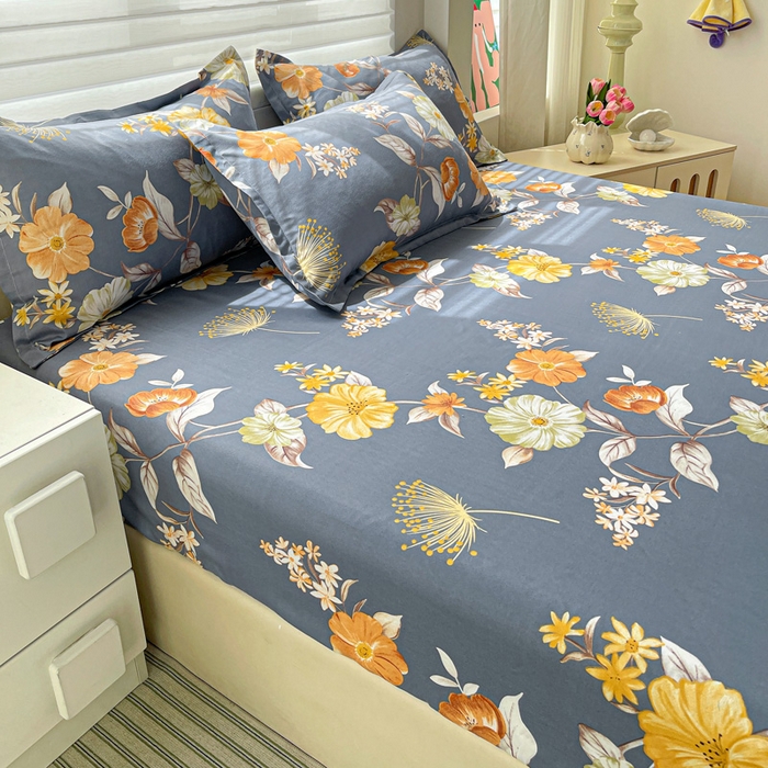 91家纺网 家纺一手货源 找家纺 朵朵家纺 2025新款亲肤棉芦荟棉床笠单床笠，磨毛床笠，印花床笠（可定制尺寸 ）