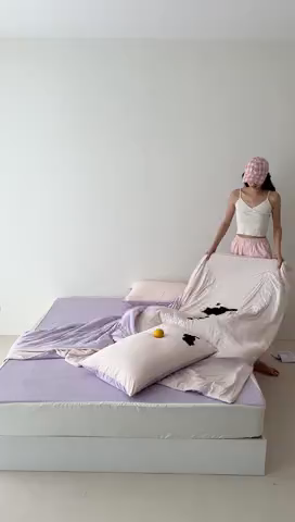 91家纺网 家纺一手货源 找家纺 时亿家居 2025凉感夏被Pro系列凉感被空调被 甜品时刻