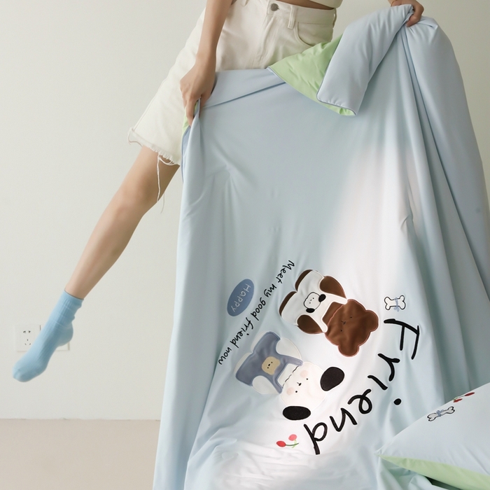 91家纺网 家纺一手货源 找家纺 时亿家居 2025凉感夏被Pro系列凉感被空调被 伙伴