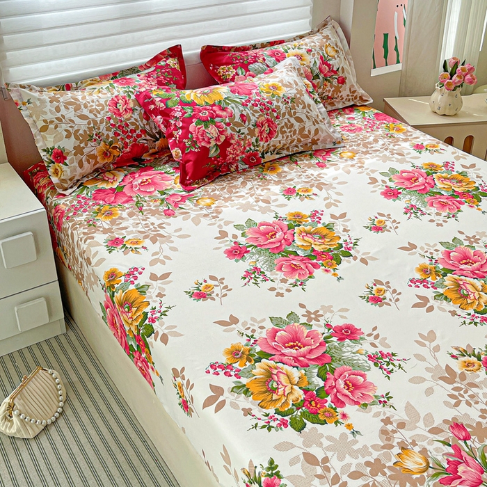 91家纺网 家纺一手货源 找家纺 朵朵家纺 2025新款亲肤棉芦荟棉床笠单床笠，磨毛床笠，印花床笠（可定制尺寸 ）