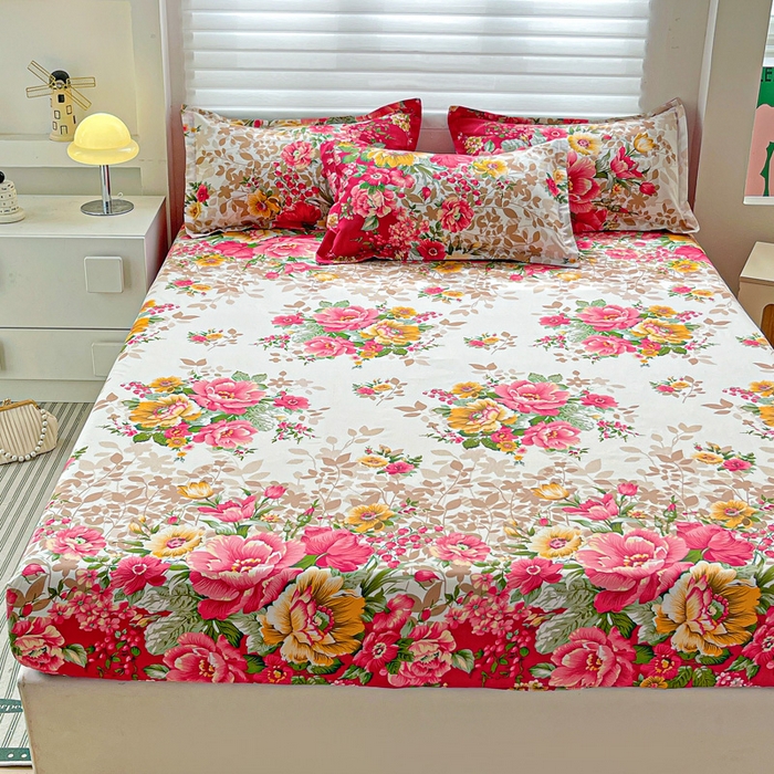 91家纺网 家纺一手货源 找家纺 朵朵家纺 2025新款亲肤棉芦荟棉床笠单床笠，磨毛床笠，印花床笠（可定制尺寸 ）