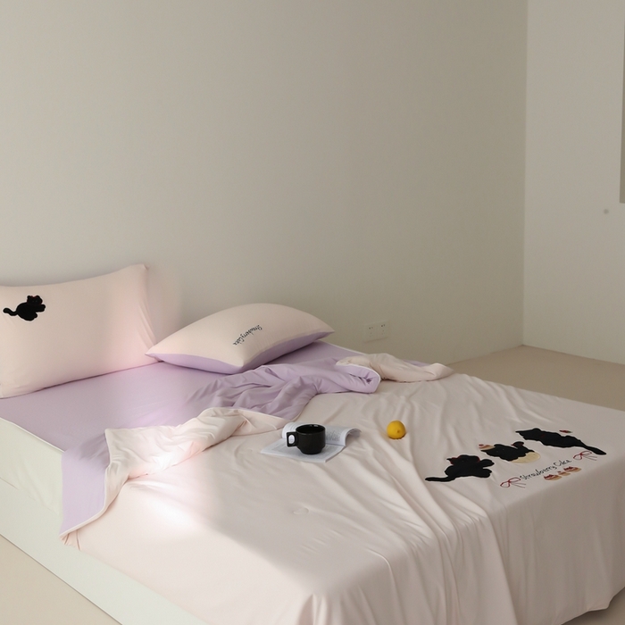 91家纺网 家纺一手货源 找家纺 时亿家居 2025凉感夏被Pro系列凉感被空调被 甜品时刻