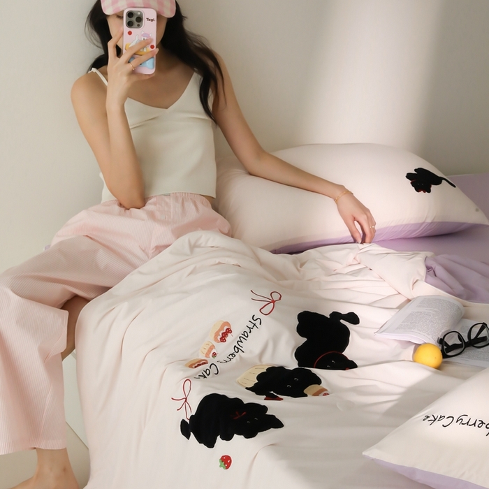 91家纺网 家纺一手货源 找家纺 时亿家居 2025凉感夏被Pro系列凉感被空调被 甜品时刻