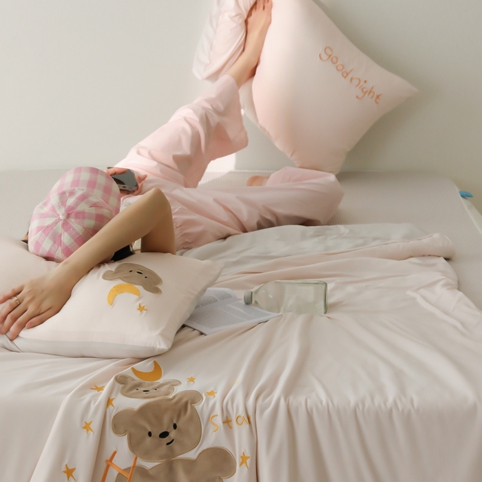 91家纺网 家纺一手货源 找家纺 时亿家居 2025凉感夏被Pro系列凉感被空调被 摘星星