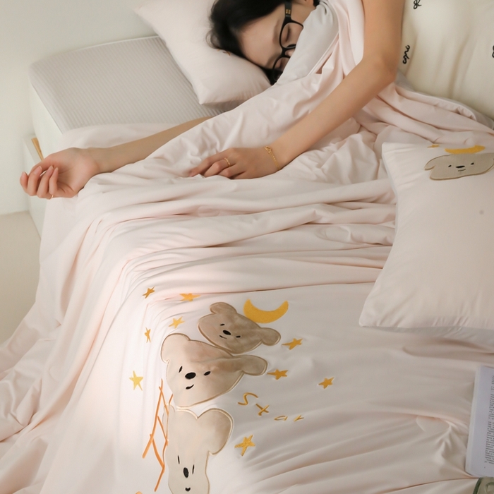 91家纺网 家纺一手货源 找家纺 时亿家居 2025凉感夏被Pro系列凉感被空调被 摘星星