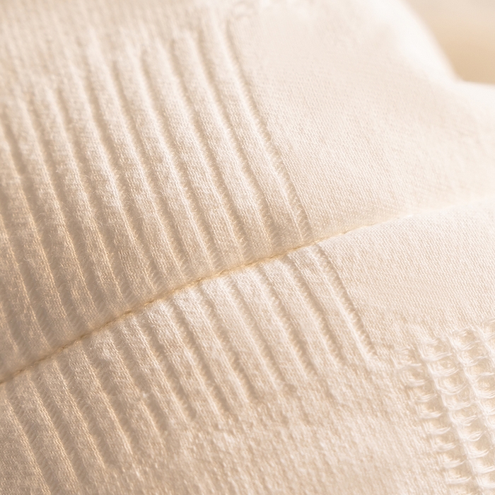 91家纺网 家纺一手货源 找家纺 阳光被业 2025新款100%纯棉提花大豆春秋被高端全棉面料冬被被子被芯学生夏被 本白