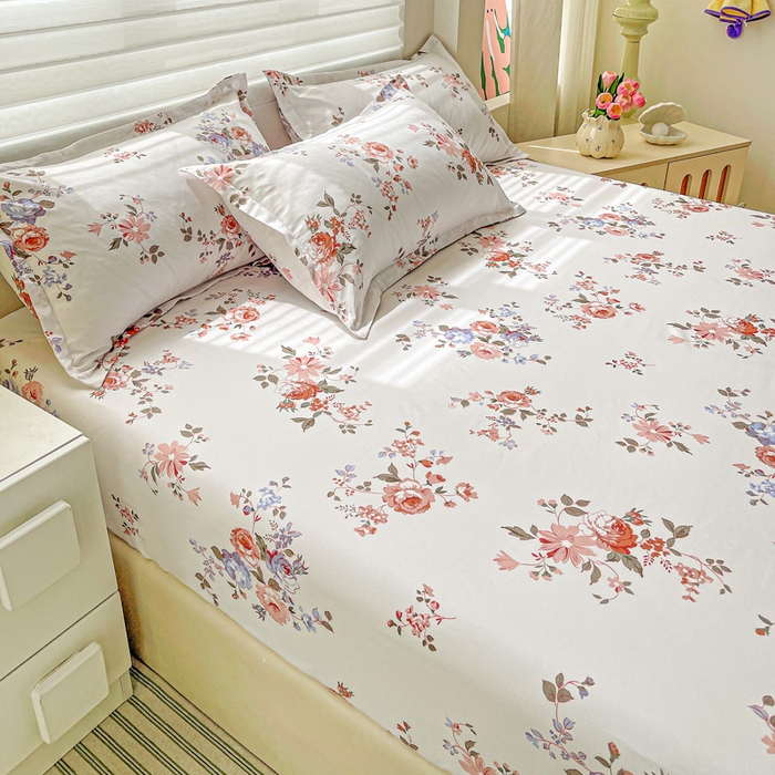 91家纺网 家纺一手货源 找家纺 （总）朵朵家纺 2025新款亲肤棉芦荟棉床笠单床笠，磨毛床笠，印花床笠（可定制尺寸 ）