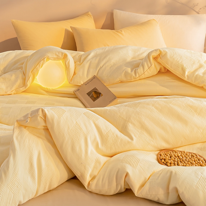 91家纺网 家纺一手货源 找家纺 （总）阳光被业 2025新款100%纯棉提花大豆春秋被高端全棉面料冬被被子被芯学生夏被