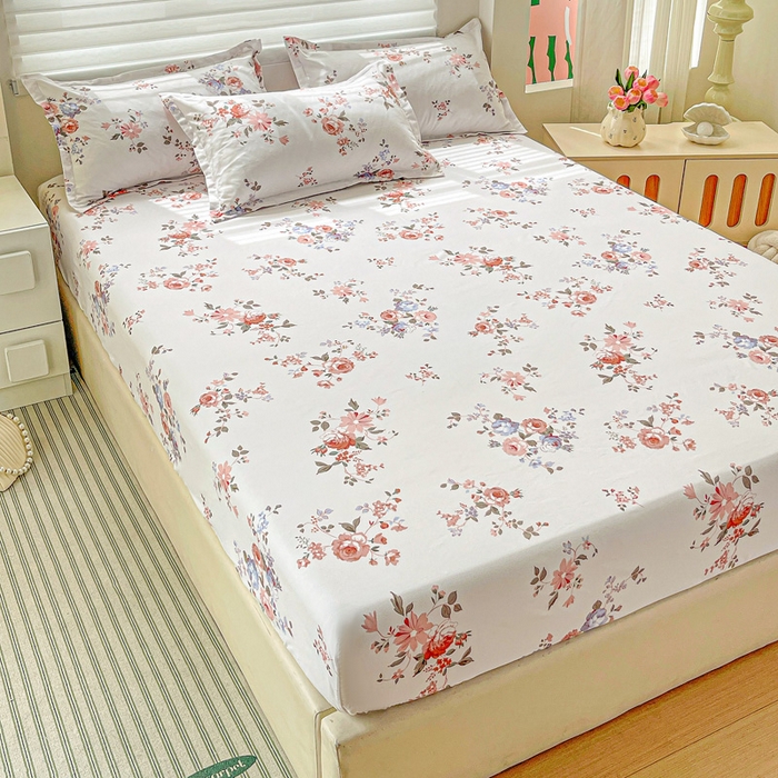 91家纺网 家纺一手货源 找家纺 （总）朵朵家纺 2025新款亲肤棉芦荟棉床笠单床笠，磨毛床笠，印花床笠（可定制尺寸 ）