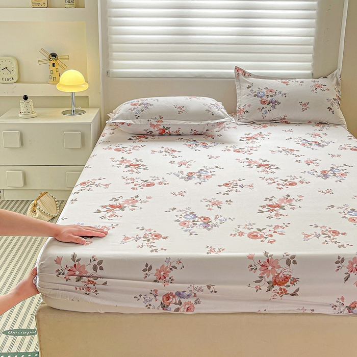 91家纺网 家纺一手货源 找家纺 （总）朵朵家纺 2025新款亲肤棉芦荟棉床笠单床笠，磨毛床笠，印花床笠（可定制尺寸 ）