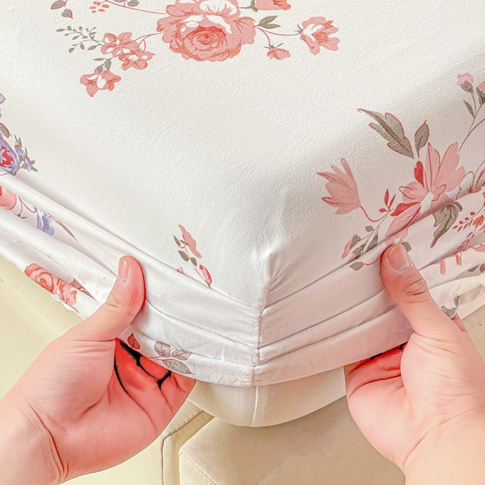 91家纺网 家纺一手货源 找家纺 （总）朵朵家纺 2025新款亲肤棉芦荟棉床笠单床笠，磨毛床笠，印花床笠（可定制尺寸 ）